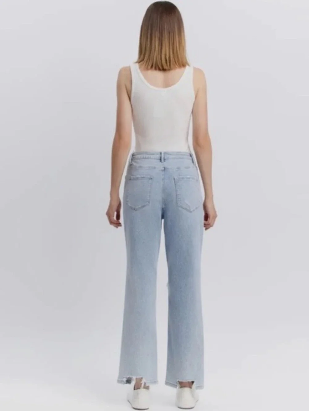 Flying Monkey By Vervet 90s High Rise Distressed Jeans - Picture 2 of 2